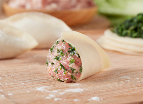 荠菜猪肉饺